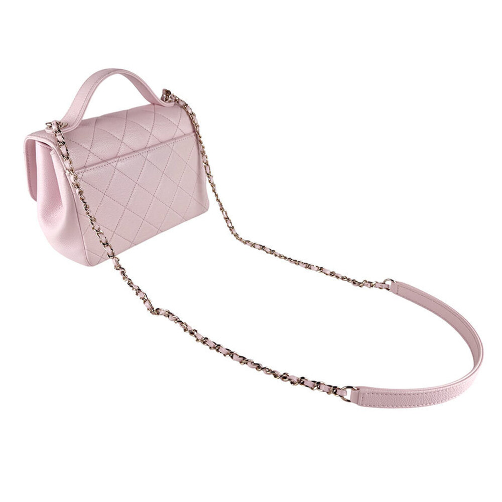 Chanel CHANEL Handbag Shoulder Bag Business Affinity Caviar Leather Light Pin... - Picture 11 of 14